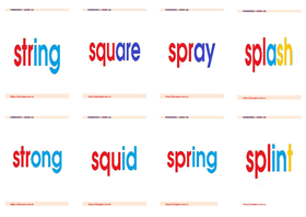 FLASH CARD text GANT A DAY 111-112