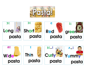 FLASH CARD MAIN BOOK PASTA